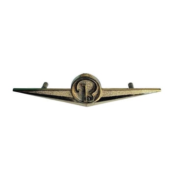 Beech Beechcraft Metal 2 Pin Insignia 35534382 NOS NEW Cabin Interior Badge Logo 