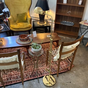 Brass Seashell Floor Lamp