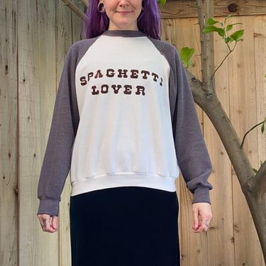 Vintage 1970’s Spaghetti Lover Sweatshirt 