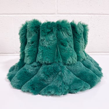 Furry Green Bucket Hat