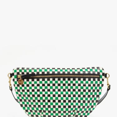 Grande Fanny - Green Apple Multi Woven Checker