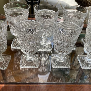 Imperial Cape Cod Goblets Set of Eight 