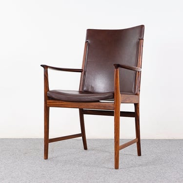 Rosewood & Leather Arm Chair by Kai Lyngfeldt Larsen - (324-137.2) 