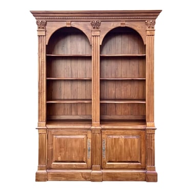 Ethan Allen Double Arch Legacy Bookcase 