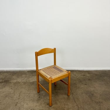 Single Mid Century Woven Chair 