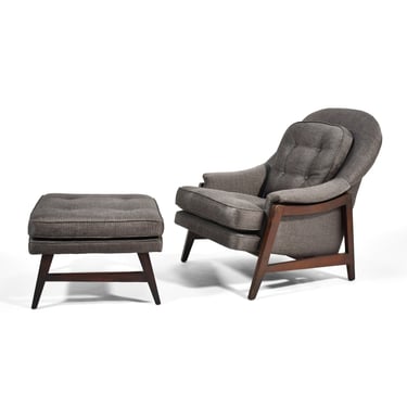 Edward Wormley Model 5701 Lounge Chair & Ottoman