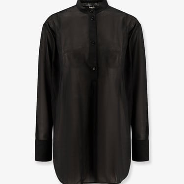 Toteme Women Stand Collar Organic Cotton Shirt