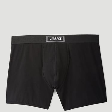 Versace Men 90S Logo Long Trunks