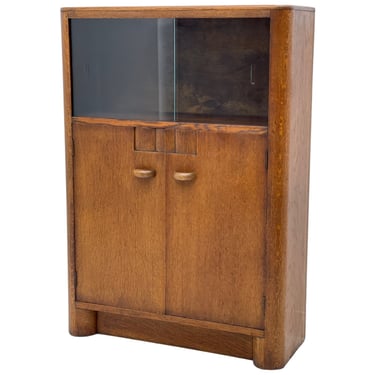 Free Shipping Within Continental US - Vintage 1930s Retro Art Deco Cabinet 