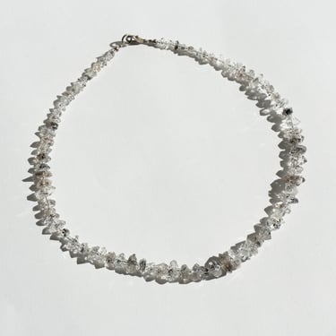 Pepper Stone Herkimer Diamond Strand Necklace