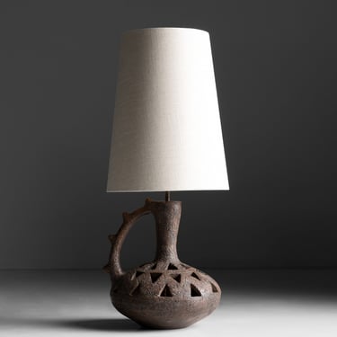 Brutalist Ceramic Lamp