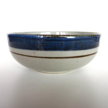 Otagiri Blue Mariner Stoneware Cereal Bowl From Japan - 2 Available 