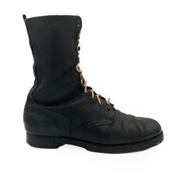 ORIGINAL VINTAGE BLACK LEATHER COMBAT BOOTS