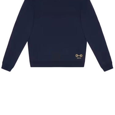 Gucci Men Blue Wool Jumper