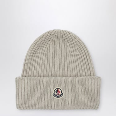 Moncler Beige Wool And Cashmere Bonnet Men