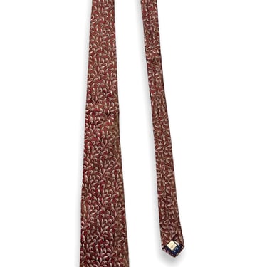 Vintage POLO RALPH LAUREN Necktie ~ Brocade / Embroidered Crest ~ Preppy ~ Ivy Style ~ Trad ~ Tie 