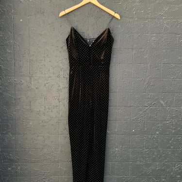 Velvet Studded Pantsuit/Romper
