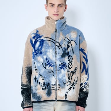 Acne Studios Men Teddy Jacquard Jacket