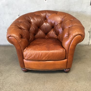 Chesterfield Faux Leather Chair