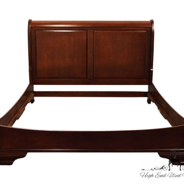 MUEBLERA PONDEROSA Contemporary Traditional Solid Cherry King Size Sleigh Bed 6233H6 - Mexican Imported 