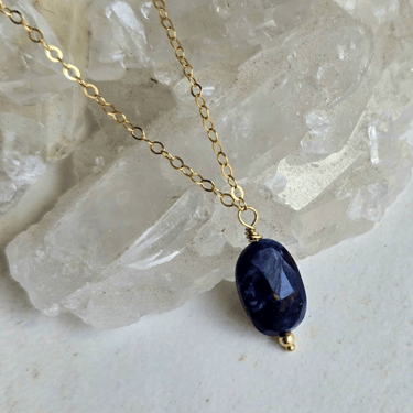 James + Jezebelle | Sodalite Single Stone Necklace