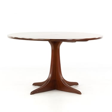 Heywood Wakefield Mid Century Cliff House Round Cherry Dining Table - mcm 
