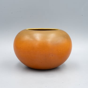 Roseville Rosecraft Burnt Orange Vase | Antique Art Pottery 