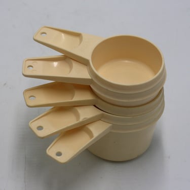 vintage Tupperware almond measuring cups 