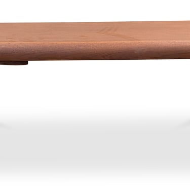 Teak Coffee Table w built in Side Table and Drawer - 052509