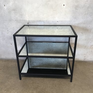 Metal / Mirrored End Table