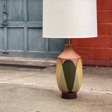 David Cressey | Flame Glaze Table Lamp 