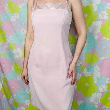 90s Pastel Pink Princess Seam Dress