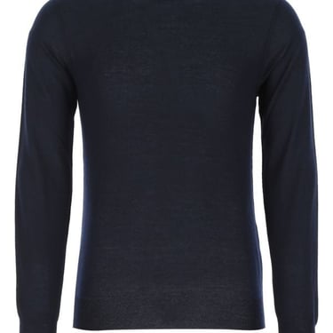 Prada Man Navy Blue Cashmere Sweater