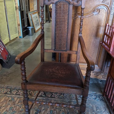 Vintage Wooden Chair 22 x 48 x 18.5