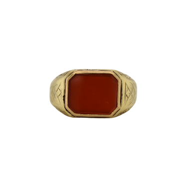 Vintage Carnelian Signet Ring