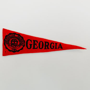 Vintage University of Georgia Mini 9 inch Pennant 