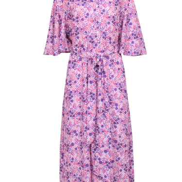 Tuckernuck - Pink & Purple Floral Maxi Dress Sz XXL