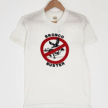 Vintage 1980s Seattle Seahawks Broncos Buster T-Shirt Sz. M