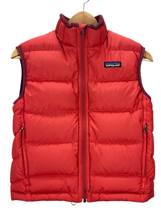 Patagonia Red Puffer Vest Jacket Youth Kids Small