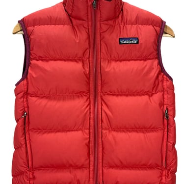 Patagonia Red Puffer Vest Jacket Youth Kids Small