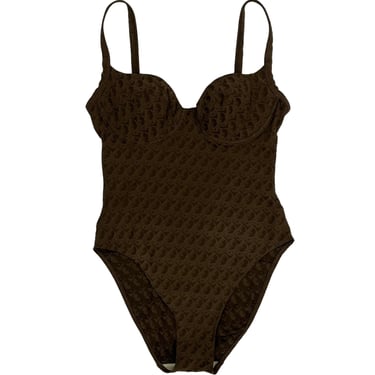 Dior Brown Logo One Piece