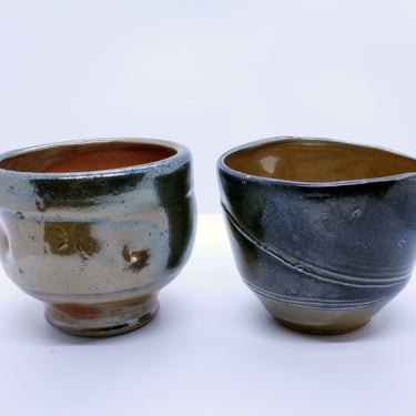 Ceramic Bowls- Handmade Stoneware with shino glaze 