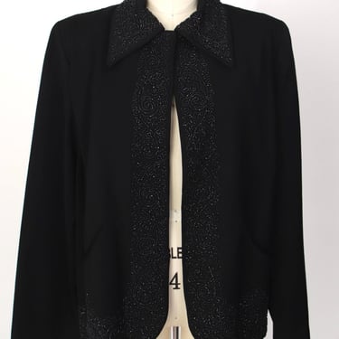 1950s Wool Beaded Swing Jacket