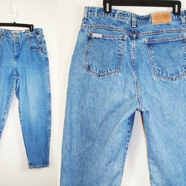 Vintage 80s High Waist Jeans, Size 33 Waist 
