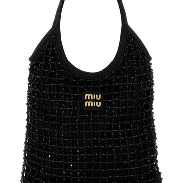 Miu Miu Women Embellished Satin Handbag