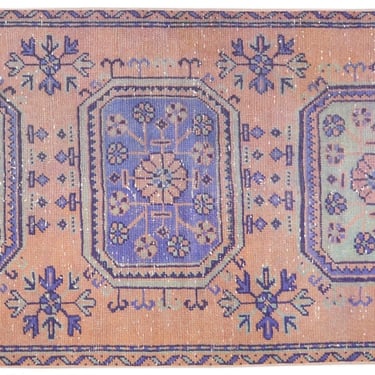 Vintage Turkish Anatolian Runner 3' x 11'