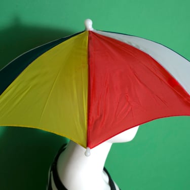 Ridiculous Vintage 80s 90s Umbrella Hat (5) 