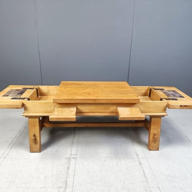 Coffee table by Guillerme et Chambron, 1960s - vintage coffee table - french coffee table - mid century coffee table 