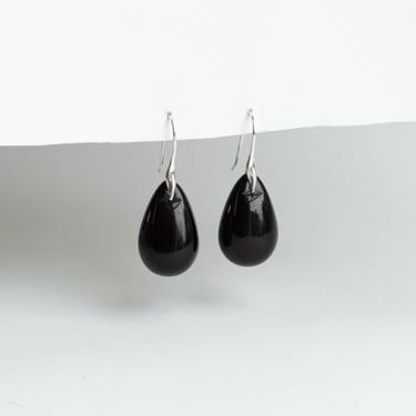 Gota Maxi Earrings in Black