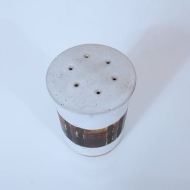 Martz Marshall Studios Ceramic Salt / Pepper Shaker with Abstract Design - Signed by Gordon Martz 